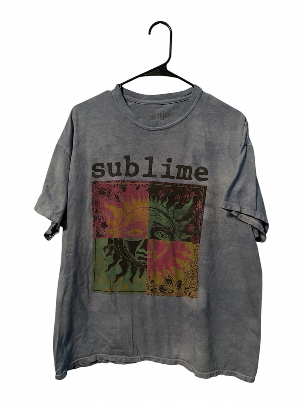 Sublime Band Graphic T-Shirt Size XL Toe Dye 4 Panel Sun 90s Long Beach